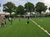 Laatste training S.K.N.W.K. JO7-1 van seizoen 2022-2023 (partijtje tegen de ouders) (40/130)